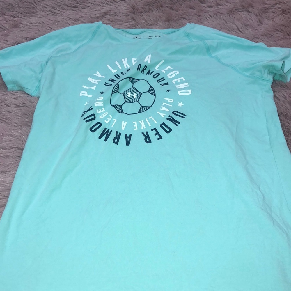 Soccer under armor shirt